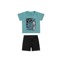 Conjunto Infantil Masculino Verão Camiseta e Bermuda Elian - Ref: 201066_5646 - comprar online