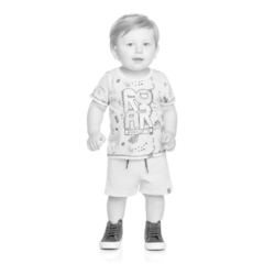 Conjunto Infantil Masculino Camiseta e Bermuda Elian - Ref: 201134_3142 - comprar online