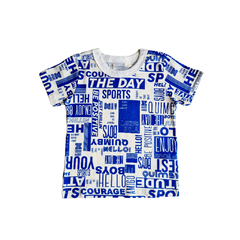 Camiseta Manga Curta Infantil Menino Estampada Quimby - Ref: 21123_0000