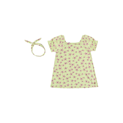 Vestido Infantil com Faixa Estampado Elian - Ref: 211402_5659 - comprar online