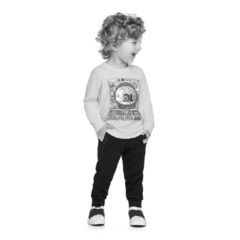 Conjunto Infantil Masculino Inverno Camiseta e Calça Elian - Ref: 221321_6153 - comprar online