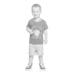 Camiseta Infantil Masculina Branca com Estampa Elian - Ref: 221338_2001 - comprar online