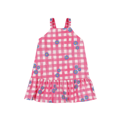 Vestido Infantil Curto Xadrez Rosa Elian - Ref: 231872_4424 - comprar online