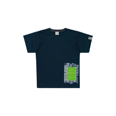 Camiseta Infantil Masculina Verão Marinho Elian - Ref: 241051_6751