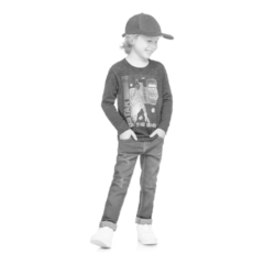 Camiseta Infantil Masculina Estampada Elian - Ref: 241185_8570 - comprar online