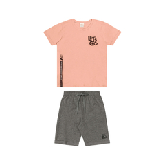 Conjunto Infantil Masculino Camiseta e Bermuda Elian - Ref: 241201_3231 - comprar online