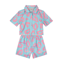 Conjunto Infantil Menina Camisa Cropped e Shorts Mari Santos - Ref: 25475_1519 - comprar online