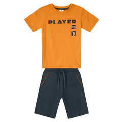 Conjunto Infantil Masculino Camiseta e Bermuda Brandili - Ref: 25734_0413 - comprar online
