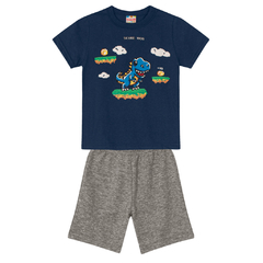 Conjunto Infantil Masculino Verão Camiseta e Bermuda Brandili - Ref: 25774_1623 - comprar online