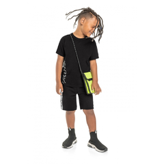 Camiseta Manga Curta Infantil Masculina Quimby - Ref: 28616_8910 na internet