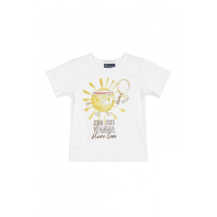Camiseta Infantil Masculina Branca Quimby - Ref: 28868_0101