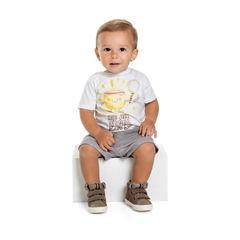 Camiseta Infantil Masculina Branca Quimby - Ref: 28868_0101 - comprar online