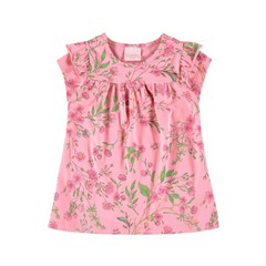 Vestido Infantil Curto Floral Quimby - Ref: 29158_FLO776