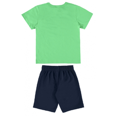 Conjunto Infantil Masculino Camiseta e Bermuda Quimby - Ref: 29452 - Meninas e Meninos Roupas Infantis