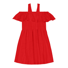 Vestido Infantil Vermelho Curto Brandili - Ref: 36053_3849 - comprar online