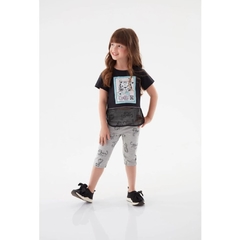 Calça capri infantil sales feminina