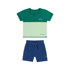 Conjunto Infantil Menino Camiseta e Bermuda Colorittá - Ref: 70039_5675
