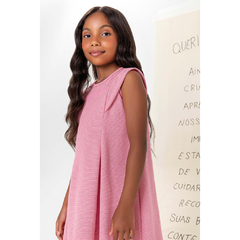 Vestido Infantil Curto Rosa Colorittá - Ref: 75082_4424 - comprar online