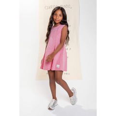 Vestido Infantil Curto Rosa Colorittá - Ref: 75082_4424