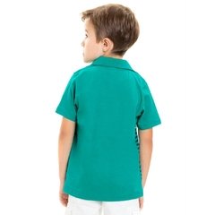 Camiseta Polo Infantil Masculina Estampada Trick Nick - Ref: 1007041 na internet