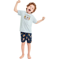 Pijama Infantil Curto Menino Camiseta e Bermuda Quimby - Ref: 29310_0018