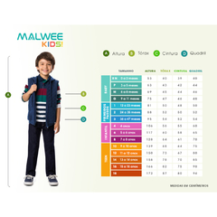 Camisa Manga Longa Infantil Masculina Xadrez Malwee Kids - Ref: 1000067597 na internet