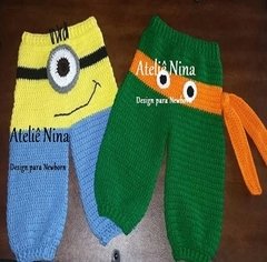 Calça Comprida Newborn Minion