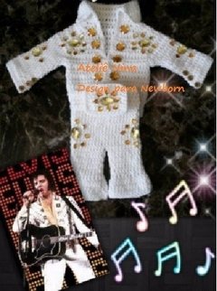 Elvis Presley Baby Ateliê Nina Design para newborn