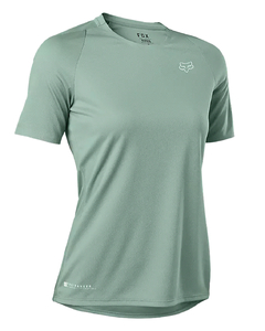 REMERA FOX MTB RANGER POWER DRY SS WOMAN TURQUESA