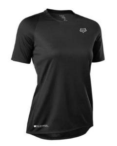 REMERA FOX MTB RANGER POWER DRY SS WOMAN NEGRO