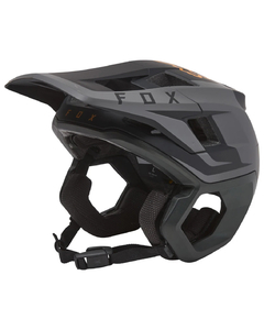 CASCO MTB FOX DROPFRAME PRO GRIS/DORADO - comprar online