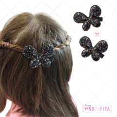 Presilha Borboleta Glitter - comprar online