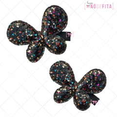 Presilha Borboleta Glitter