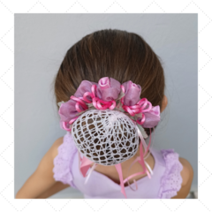 Arranjo para Coque Organza Lilás - comprar online