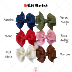 Kit de Laços Retrô (escolha tamanho e modelo de laço) - comprar online