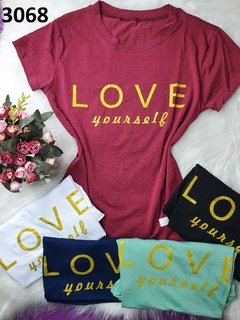Blusinha T-Shirt Viscolycra Love Yourself (BTV3068)