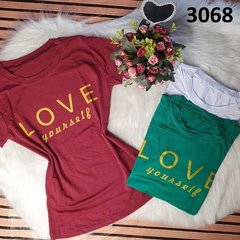 Blusinha T-Shirt Viscolycra Love Yourself (BTV3068) - comprar online