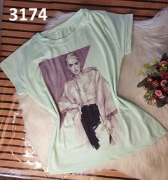 Blusinha T-shirt Viscose Mulher (BTV3174)