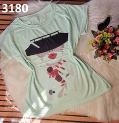 Blusinha T-shirt Viscose Mulher (BTV3180)