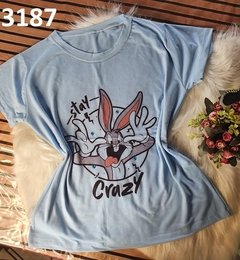 Blusinha T-shirt Viscose Personagem Crazy (BTV3187)