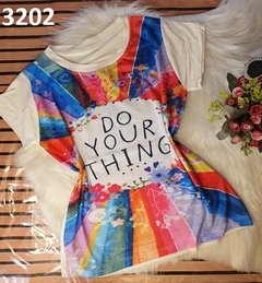 Blusinha T-shirt Viscose Do Your Thing (BTV3202)