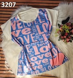 Blusinha T-shirt Viscose Love (BTV3207)