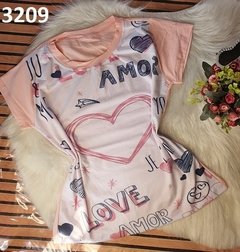 Blusinha T-shirt Viscose Amor Love (BTV3209)