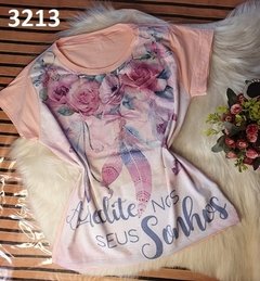 Blusinha T-shirt Viscose Acredite Nos Seus Sonhos(BTV3213)