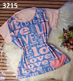 Blusinha T-shirt Viscose Love (BTV3215)