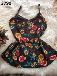 Blusa Viscose Alça Estampada (BVC3790)