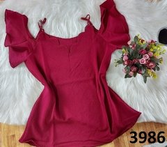 Blusa Crepe Ciganinha Lisa (BCC3986) - comprar online