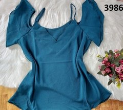 Blusa Crepe Ciganinha Lisa (BCC3986) - loja online
