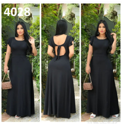 Vestido Viscolycra Longo FruFru (VVL4028)