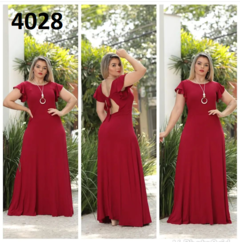 Vestido Viscolycra Longo FruFru (VVL4028) na internet